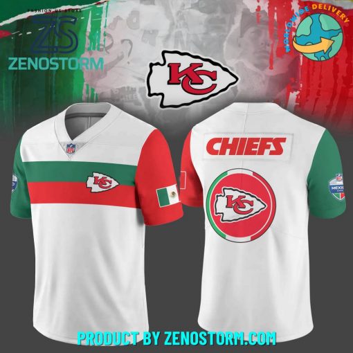 Kansas City Chiefs Mexico 2024 Football Jersey