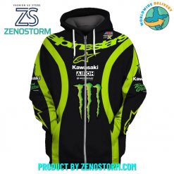 Kawasaki Monster Jason Anderson 2024 Season Hoodie Zip Hoodie Sweatshirt