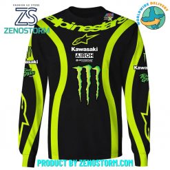 Kawasaki Monster Jason Anderson 2024 Season Hoodie Zip Hoodie Sweatshirt