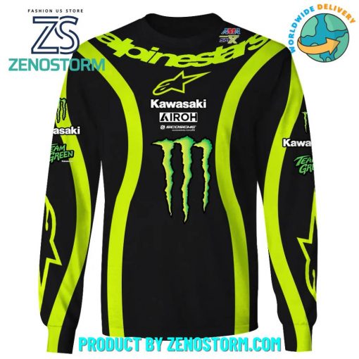 Kawasaki Monster Jason Anderson 2024 Season Hoodie, Zip Hoodie, Sweatshirt