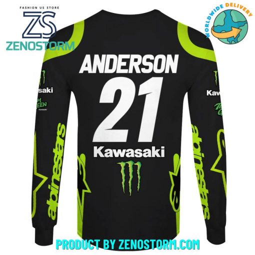 Kawasaki Monster Jason Anderson 2024 Season Hoodie, Zip Hoodie, Sweatshirt