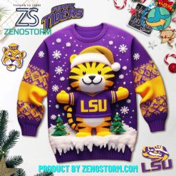 LSU Tigers 2024 Ugly Christmas Sweater