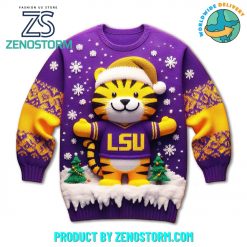 LSU Tigers 2024 Ugly Christmas Sweater