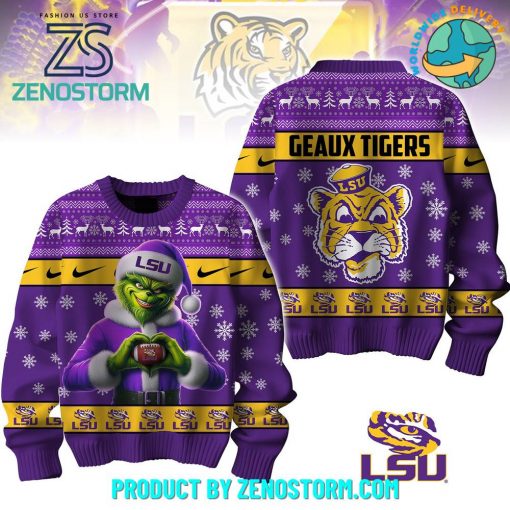 LSU Tigers x The Grinch Geaux Tigers Sweater