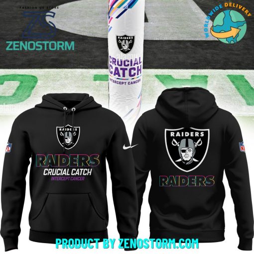 Las Vegas Raiders 2024 NFL Crucial Catch Hoodie