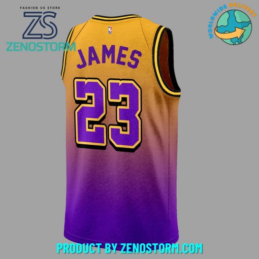 Los Angeles Lakers New Lake Show Basketball Jersey