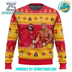 Mega Powers Macho Man and Hulk Hogan Ugly Sweater