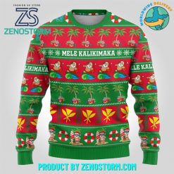 Mele Kalikimaka Hawaii Christmas Personalized Ugly Sweater