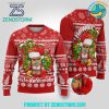 Tiki Tropical Retro Green Ugly Christmas Sweater