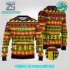 Tiki Tropical Retro Green Ugly Christmas Sweater