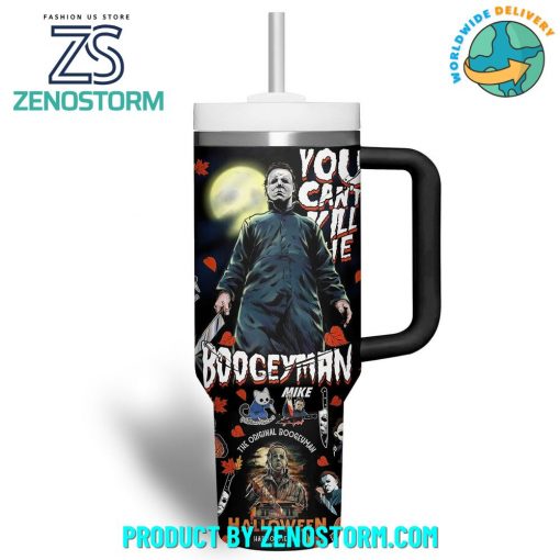 Michael Myers Welcome To Halloween Customized Stanley Tumbler