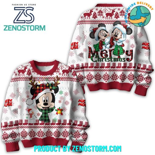 Mickey Mouse Merry Christmas 2024 Ugly Sweater