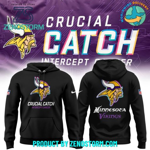 Minnesota Vikings 2024 NFL Crucial Catch Hoodie