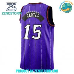 Mitchell Ness Vince Carter Purple Toronto Raptors Basketball Jersey