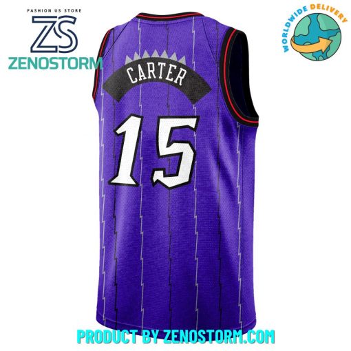 Mitchell & Ness Vince Carter Purple Toronto Raptors Basketball Jersey