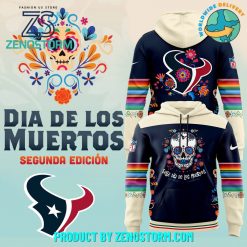 NFL Houston Texans Día De Los Muertos Hoodie, Cap 2024