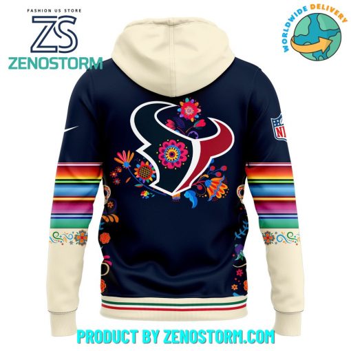 NFL Houston Texans Día De Los Muertos Hoodie, Cap 2024