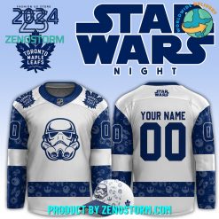 NHL Toronto Maple Leafs x Star Wars Night 2024 Hockey Jersey