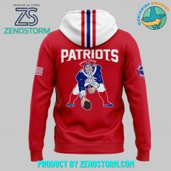 New England Patriots x Nike Red Throwback Rewind Club Hoodie