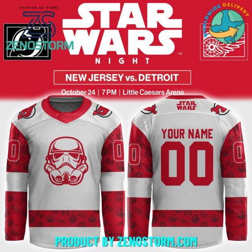 New Jersey Devils x Star Wars Night 2024 Hockey Jersey