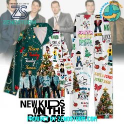 New Kids On The Block Have A Funky Xmas Pajamas Set