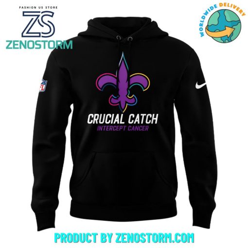 New Orleans Saints 2024 NFL Crucial Catch Hoodie