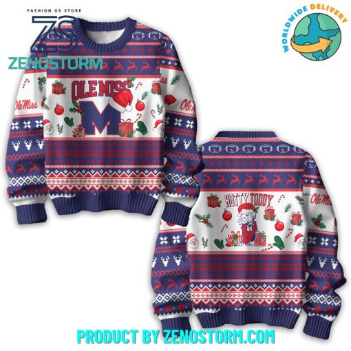 Ole Miss Rebels Football Merry Christmas Ugly Sweater