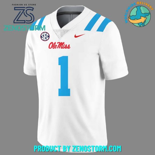 Ole Miss Rebels Football The New White Football Jersey