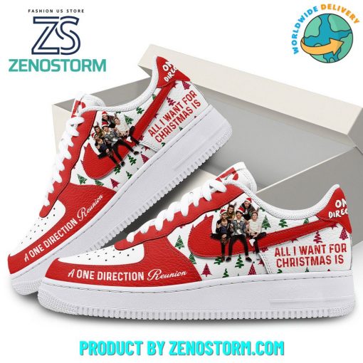 One Direction All I Want For Christmas Air Force 1