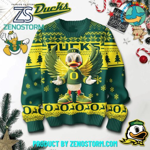 Oregon Ducks 2024 Ugly Christmas Sweater