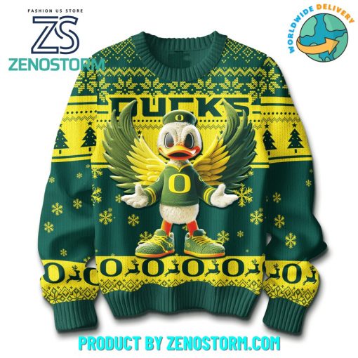 Oregon Ducks 2024 Ugly Christmas Sweater