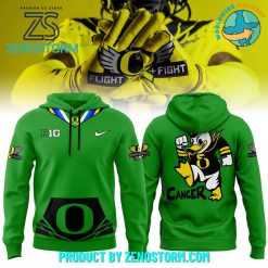 Oregon Ducks Stomp Out Cancer Heroes Hoodie