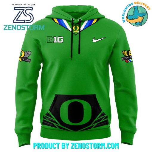 Oregon Ducks Stomp Out Cancer Heroes Hoodie