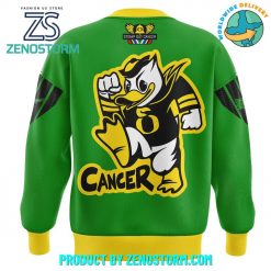 Oregon Ducks Stomp Out Cancer Heroes Sweatshirt Green