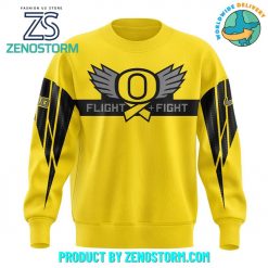 Oregon Ducks Stomp Out Cancer Heroes Sweatshirt – Yellow