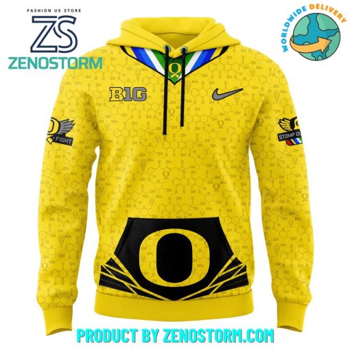 Oregon Ducks Stomp Out Cancer Heroes Trending Hoodie