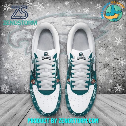 Philadelphia Eagles Football Merry Christmas 2024 Air Force 1