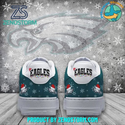 Philadelphia Eagles Football Merry Christmas 2024 Air Force 1