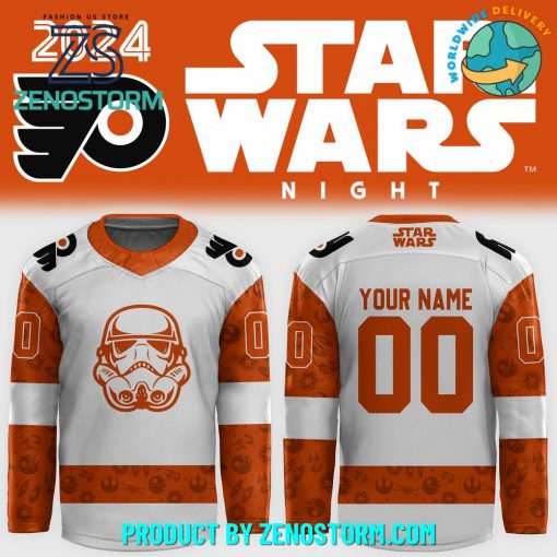 Philadelphia Flyers x Star Wars Night 2024 Hockey Jersey