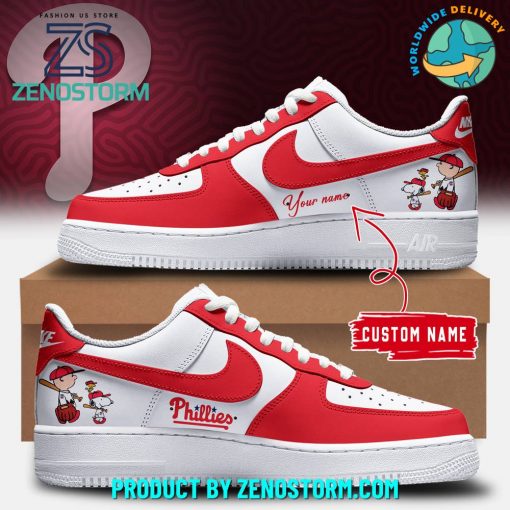 Philadelphia Phillies MLB 2024 Custom Name Air Force 1