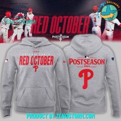 Philadelphia Phillies Red October Limited Edition Hoodie – Gray