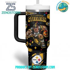 Pittsburgh Steelers Here We Go Customized Stanley Tumbler