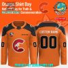 Victoria Royals Orange Special Custom Name Hockey Jersey