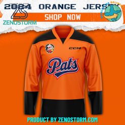 Regina Pats Orange Special Custom Name Hockey Jersey