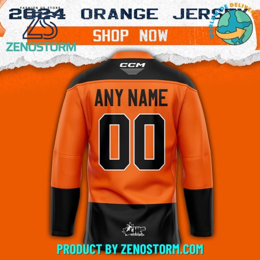 Regina Pats Orange Special Custom Name Hockey Jersey