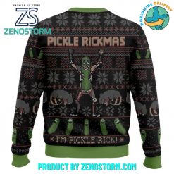 Rick and Morty Pickle Rickmas Im Pickle Rick Ugly Sweater