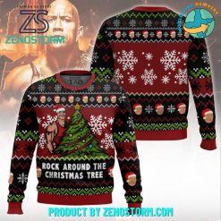 Rock Around The Christmas Tree The Rock Ugly Sweater