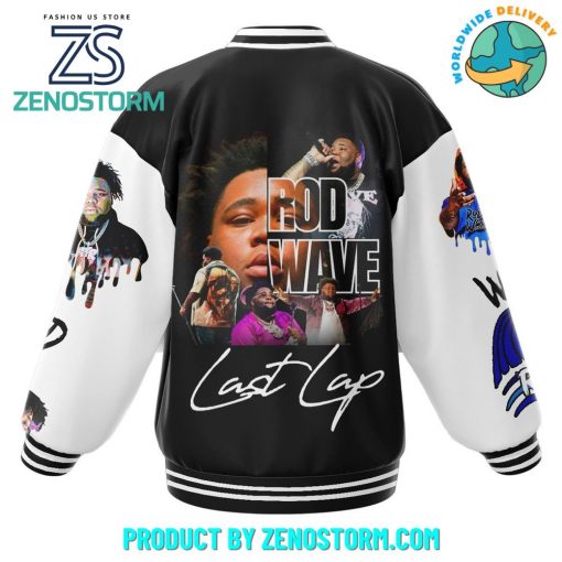 Rod Wave 2024 Last Lap Tour Baseball Jacket