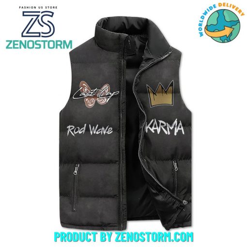 Rod Wave 2024 Last Lap Tour Sleeveless Puffer Down Vest