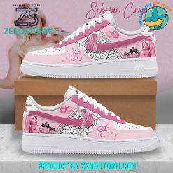 Sabrina Carpenter Tackle Breast Cancer Pink Out Air Force 1